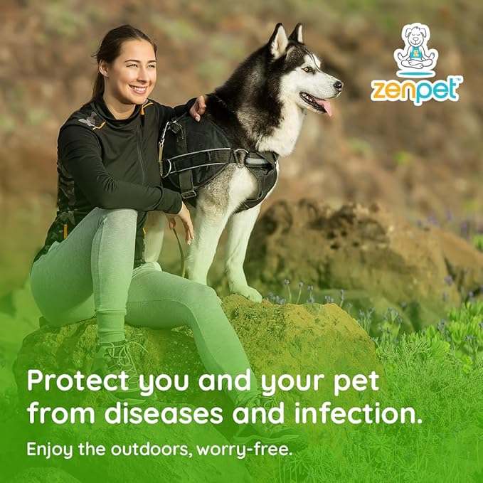 ZenPet Tick Tornado Tick Remover Tool for Dogs, Cats, Horses, Humans (4 Pack) – Safe & Easy Tick Removal, Vet-Approved Grabber Tool for Hiking, Camping, Travel, Lyme Disease & Infection Prevention