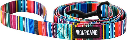 Wolfgang Heavy Duty Dog Leash, Pull-Tested to Over 800 lbs for Walking & Training, Quetzal Print, Large