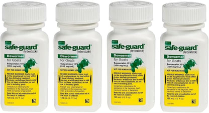 Safeguard Goat Wormer 125 mL 4 Pack
