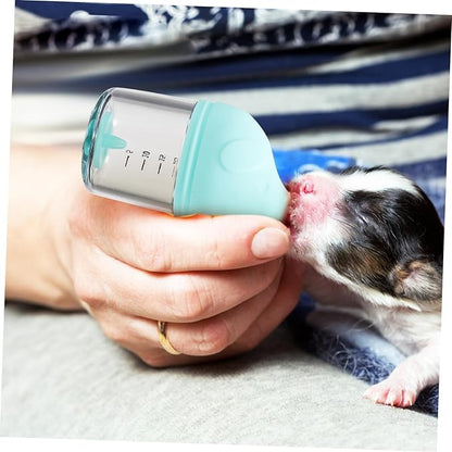 2pcs Puppy Milk Bottles with Soft Nipples Design for Newborn Kittens and Puppies Comfortable Feeding Pet Feeding