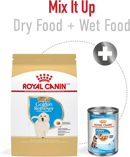 Royal Canin Breed Health Nutrition Golden Retriever Puppy Dry Dog Food, 30 lb Bag