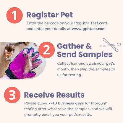 Glacier Peak Holistics, The Original Pet Intolerance Test - Screen Over 395 Food and Environmental Stressors, A Hair and Saliva Kit for Cat and Dog Sensitivities (Results in 7-10 Business Days)