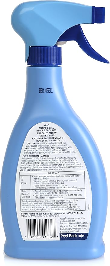 Hartz UltraGuard Plus Flea & Tick Home Spray, Kills Fleas and Ticks, Clean Fresh Scent, 16 Ounce (Pack of 2)