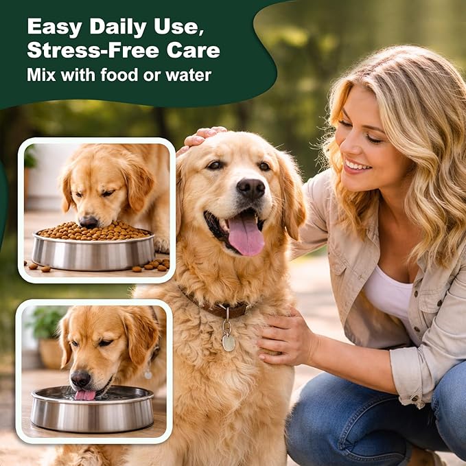 Dewormer for Dogs, Broad Spectrum for All Wormer, Promotes Digestive Comfort & Daily Balance, Pin Worms, Hookworms, Lung Worms, Round Worms, Easy-to-Use Liquid, 120 mL
