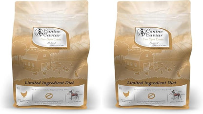 Canine Caviar - Free Spirit: Chicken & Pearl Millet Alkaline Dry Dog Food, Limited Ingredients, Gluten-Free, Based on Science & Research, Veterinary Alternative Diet (4.4 Pound Bag) (Pack of 2)