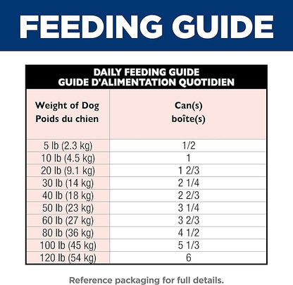 Hill's Science Diet Adult 1-6 Wet Dog Food, Salmon & Barley, 13 oz. Cans, 12-Pack