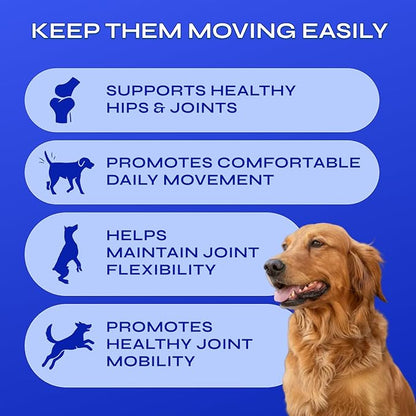 Glucosamine for Dogs - 32,500 mg per Pack with Chondroitin, MSM, Collagen - Dog Glucosamine Chews for Mobility Support - Hip and Joint Supplement for Small, Medium, Large Breeds - 130 Soft Duck Treats