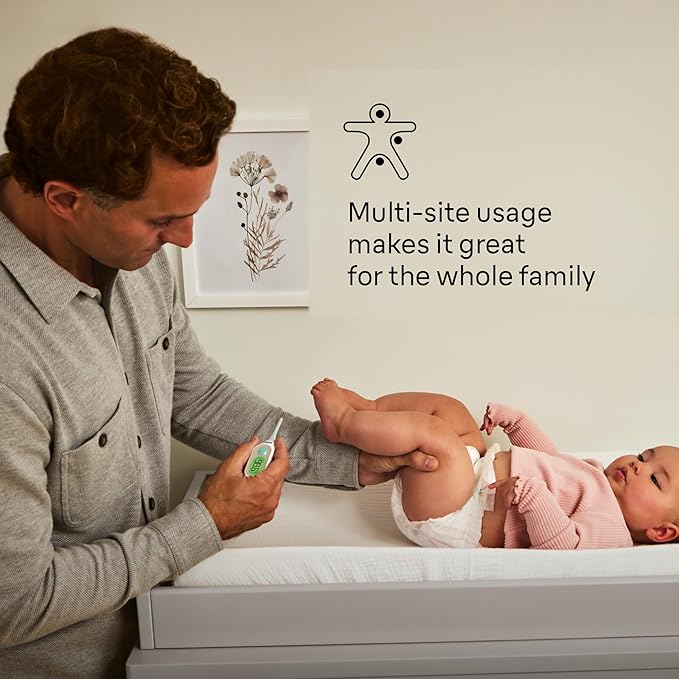 Braun Digital Thermometer, Clinically Accurate, Color Coded Fever Guidance for Baby, Toddlers, Kids & Adults, Oral, Rectal or Underarm use, No 1 Brand Recommended by Pediatricians