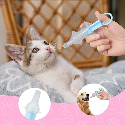 6Pcs Dog Cat Pill Shooter, Feline Pill Pockets Popper Tapeworm Treatment Dewormer Pusher for Cat Dog, Pet Piller Rush Poppers Pet Medicine Feeder for Animals, Gifts for Animals Lover