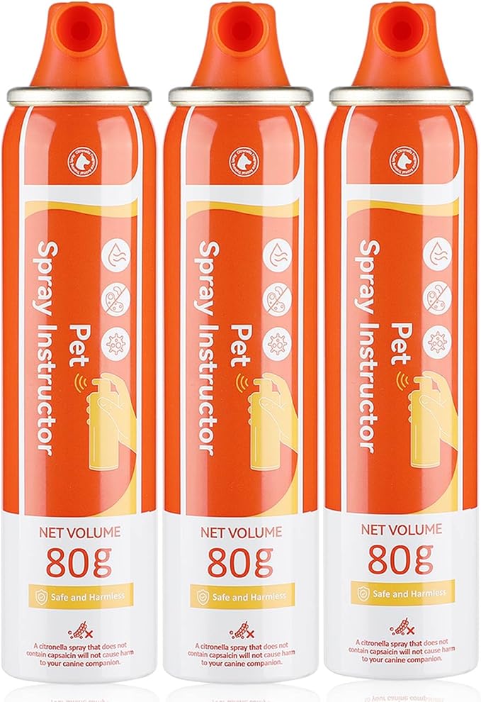 Spray Corrector Dog 80ml 3 Pack Spray Dog Trainer, Corrector Spray for Dog to Stops Barking, Jumping Up, Food Stealing, Dog Fights, Avoidance, Unwanted Dog Behaviour