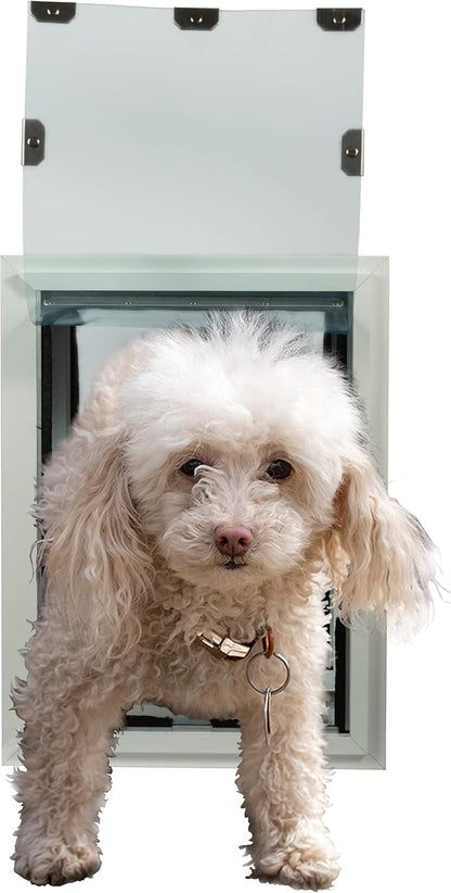Security Boss Standard Wall Mounted Pet Door - Multiple Sizes, Custom Widths - Easy Wall Mount Installation - Durable Aluminum Frame - Weather-Tight Seal - Pet Door For Large Dogs and Small Cats Alike