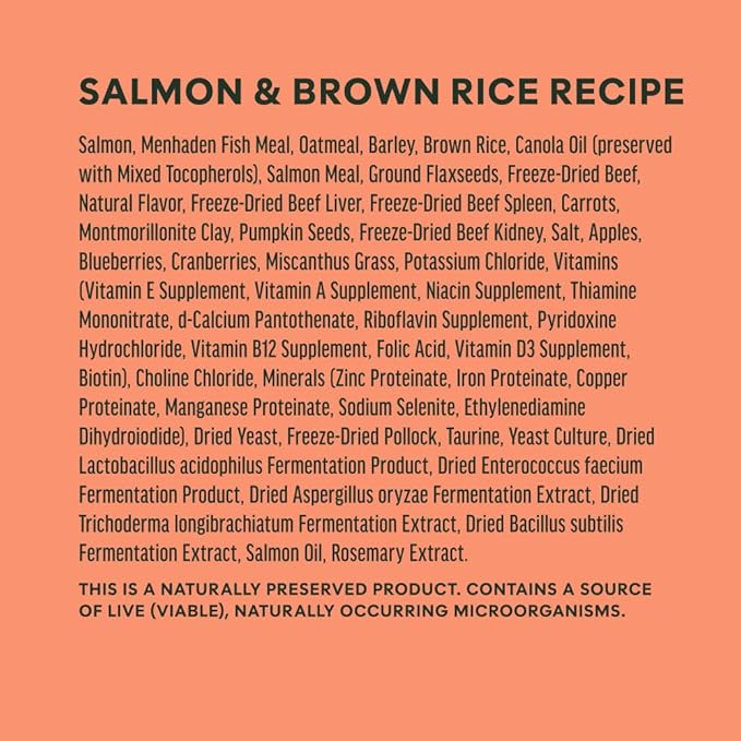 Instinct RawBoost, Natural Dry Dog Food with FreshDried Raw, Whole Grain Recipe - Real Salmon & Brown Rice, 3.5 lb. Bag