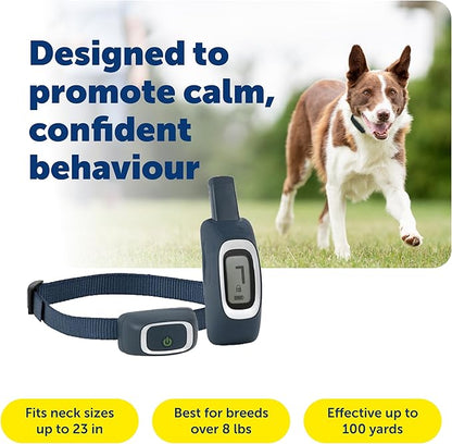 PetSafe Remote Trainer Dog Training Collar - 3 Training Modes: Tone, Vibration, 15 Levels of Static Stimulation, Standard for Dogs Over 8lb+ - Waterproof, Durable, Rechargeable - 100 Yards (300 Feet)