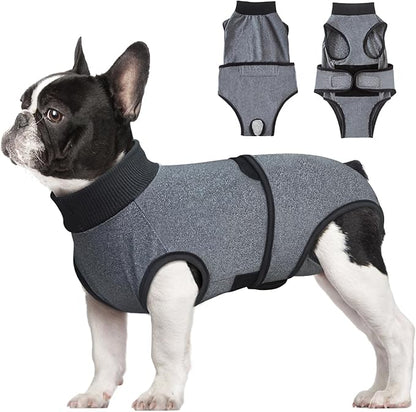 Idepet Dog Recovery Suit for Dogs After Surgery,Onesie Dogs Surgery Suit Female Male Soft Breathable Pet Bodysuit E-Collar & Cone Alternative Surgical Spay Suit Abdominal Anti Licking Wounds (XXL)
