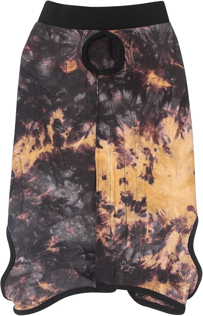 Jiupety Dog Surgical Recovery Suit Adjustable, Not Fit Slim and Long Body, Dogs Suit for Surgery Recovery, 2XL Size, Anti-Licking Surgical Dog Onesies, Tie-dye