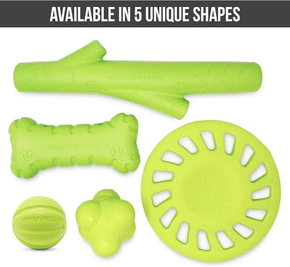 Hyper Pet Fetching Dog Toys - Throwing Bumpy Ball Dog Toy Made with EVA Foam - Lightweight & Floats on Water (Pack of 5)