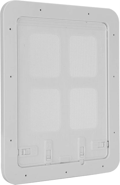 Qiilu Magnetic Flap Pet Screen Door with Ventilation for Small Dogs and Cats - Easy Install with Lockable Insert - Pet SuppliesDogsDoors, Gates & Ramps (S)