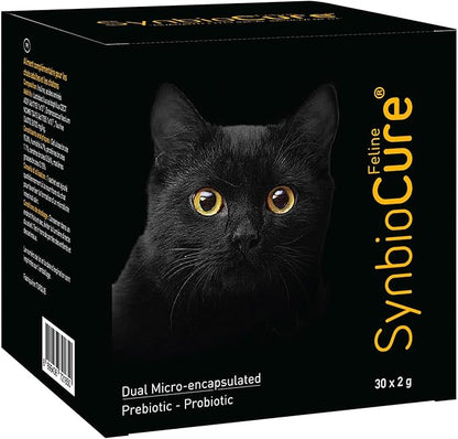 I Probiotics & Prebiotics for Cats I Powder Cat Supplement I Digestive Health Support I 200 Billion Bacteria Per Sachet I 30 Sachets*2 g