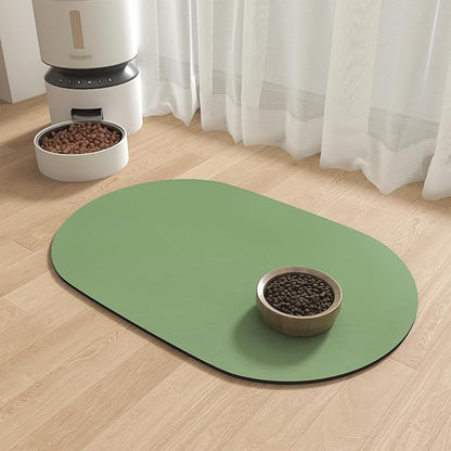 Absorbent Dog Food Mat-Dog Mat for Food and Water Bowl, Quick Dry Pet Food Mat, No Stains Cat Feeding mat, Cat Accessories Pet Supplies Mat for Messy Drinkers