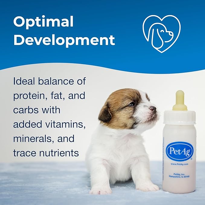 PetAg Esbilac Puppy Milk Replacer Liquid - 11 oz - Ready-to-Feed Puppy Formula with Vitamins for Puppies Newborn to Six Weeks Old - Easy to Digest