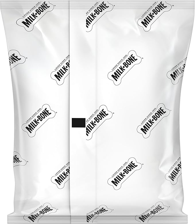 Milk-Bone Mini's Flavor Snacks Dog Treats, 35 Ounce Refill Packs (Pack of 2) Crunchy Texture Helps Reduce Tartar