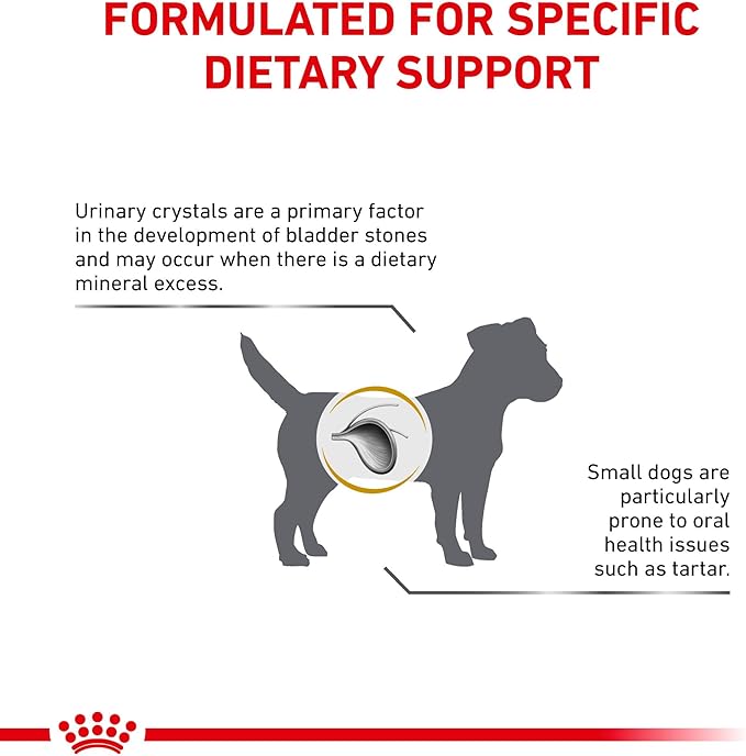 Royal Canin Veterinary Diet Canine Small Urinary SO Adult Dry Dog Food, 8.8 lb Bag