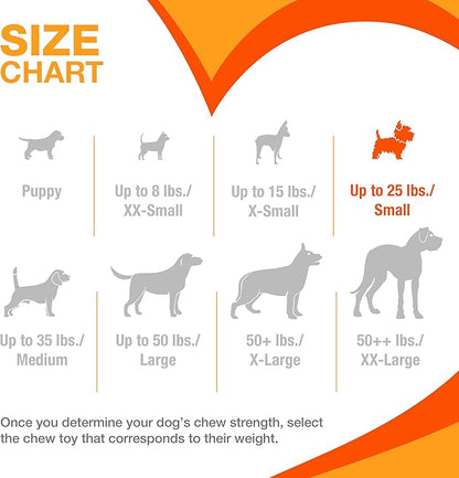Nylabone Puppy Pacifier Chew Toy, Teething Toys for Puppies, Bacon Flavor, Small - Up to 25 lbs, 1 Count
