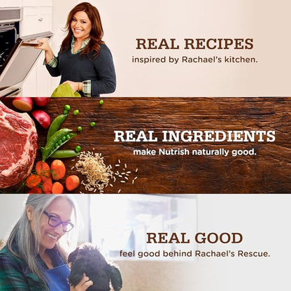 Nutrish Rachael Ray Premium Natural Wet Dog Food, Savory Favorites Variety Pack, 8 Ounce Tub (Pack of 6)