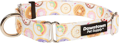 Downtown Pet Supply - Martingale Collar for Dogs - Dog Training Collar - Big, Wide & Thick Dog Collar - Escape-Proof, Weatherproof, Durable and Comfortable - Donut - Small Dog Collar
