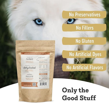 Farm Hounds - Pork Kidney - Premium Natural Jerky for Dogs - Made from 100% Humanely Raised Pork - Organ Treats - Great for Training & Treats - No Added Fillers - Made in USA - 4oz -2 Pack