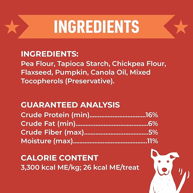 Cloud Star Wag More Bark Less Crunchy Grain Free Dog Treats, Pumpkin, 14 oz. Box