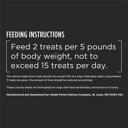 Pro Plan Veterinary Diets Purina Gentle Snackers Hydrolyzed Plus Low Fat Dog Treats - 8 oz. Pouch (Pack of 2)