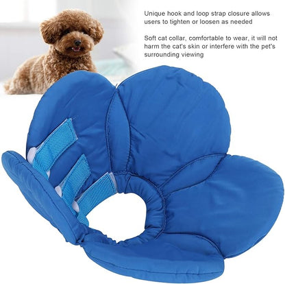 Dog Cone Collar, Wound Healing Protective Cone Surgery Recovery Collars Dog Donut Collar After Surgery Elizabethan Collar for Dogs Adjustable Soft Neck Cone for Small Pet (M)