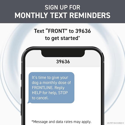 FRONTLINE Shield Flea & Tick Treatment for Small Dogs 11-20 lbs. Count of 6