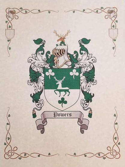 Mr Sweets Van Wormer Coat of Arms, Family Crest 8.5x11 Print - Surname Origin: Dutch Holland The Netherlands