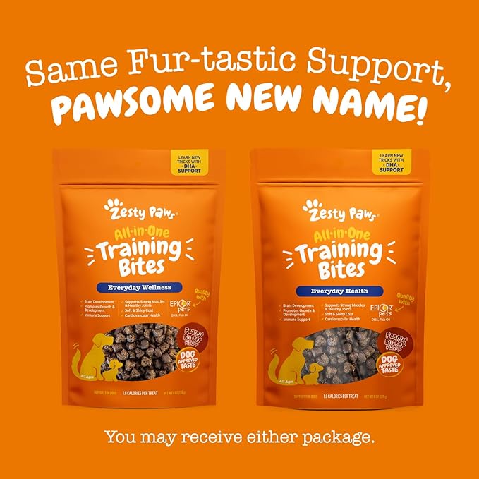 Zesty Paws Training Treats for Dogs & Puppies - Dog Treats for Training - Healthy Dog Chews for Hip, Joint & Muscle Health - for All Breeds and Ages - PB Flavor - 12oz