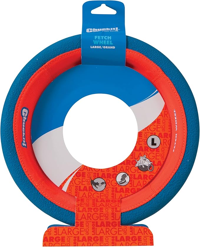 Chuckit! Fetch Wheel Outdoor Dog Toy, Large, For Large Breeds