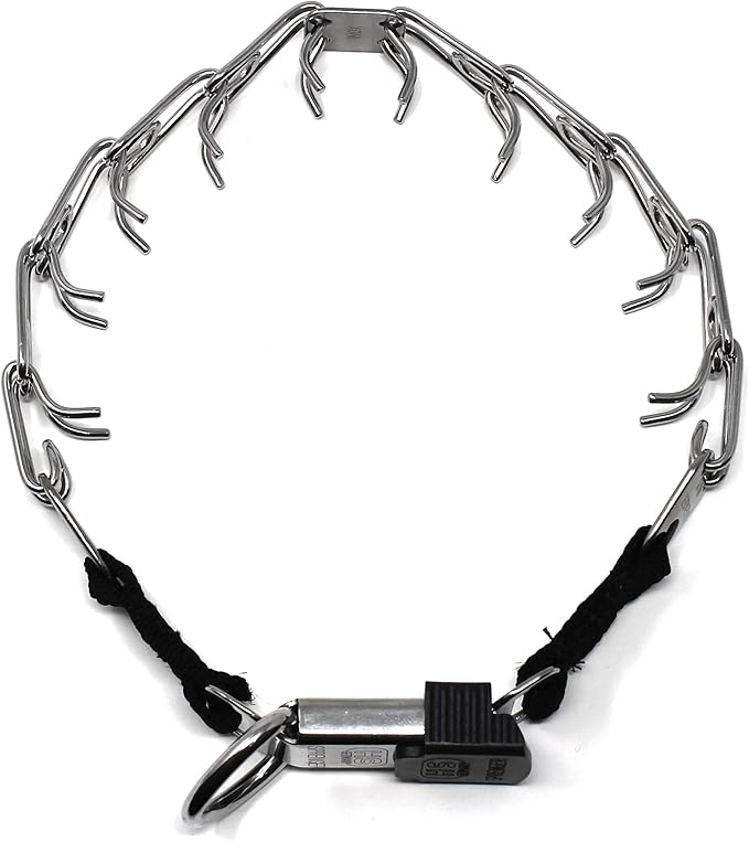 Herm Sprenger Stainless Steel Prong Dog Training Collar with Quick Release Buckle Ultra-Plus Pet Pinch Collar No-Pull Collar for Dogs Made in Germany 2.25mm x 16in Small