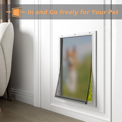 MIAOTONG Dog Door Replacement Flaps with Screw, Small Doggie Door Replacement Flaps Compatible with PetSafe Freedom PAC11-11037, Flexible and Durable, 8 7/8'' × 5 1/8'', for Small Dog and Cat