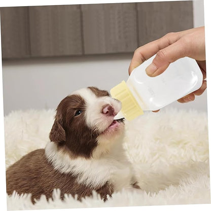 Toyvian Pet Nursing Bottle Kitten Feeding Milk Bottle Puppy for Nursing Small Cat Milk Reusable Pet Nurser Dog Accessories