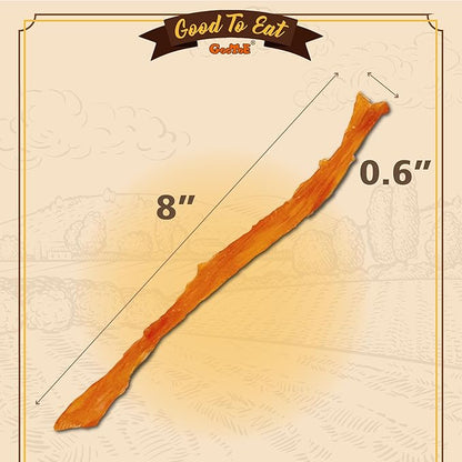 Gootoe Turkey Tendons for Dogs – All-Natural, Hypoallergenic Dog Treats, Rawhide Alternative, Long Lasting Puppy Chews, Healthy Dog Treats for Small Breeds, Strips, 16 oz Pack (1 lb)