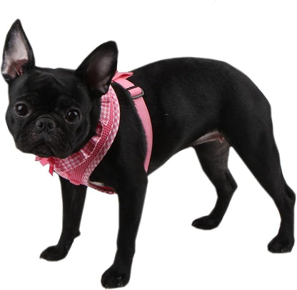 Authentic Puppia Vivien Harness, Pink, Small