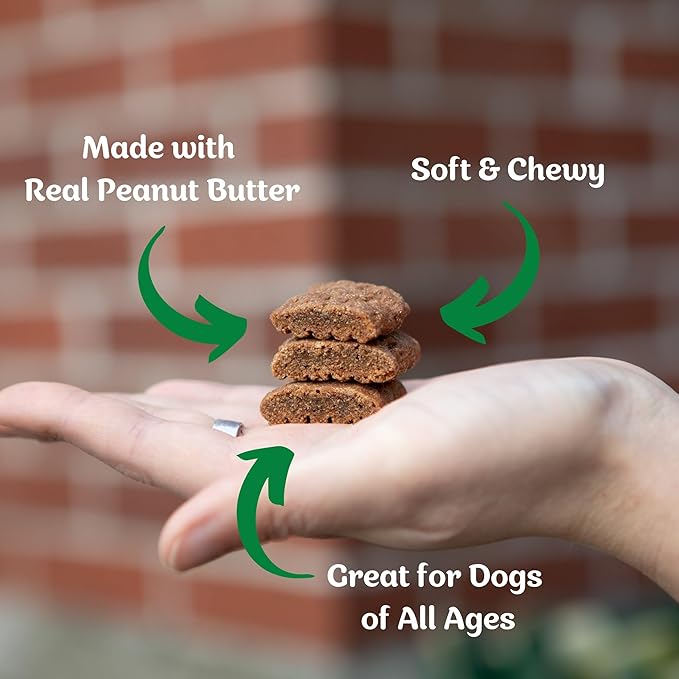 Blue Dog Bakery Natural Dog Treats, Softies, Peanut Butter Flavor, 16.2oz Bag, 6 Bags