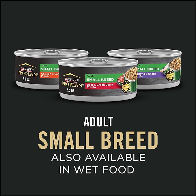Purina Pro Plan Small Breed High Protein Dog Food Dry Shredded Blend Lamb and Rice Formula - 6 lb. Bag