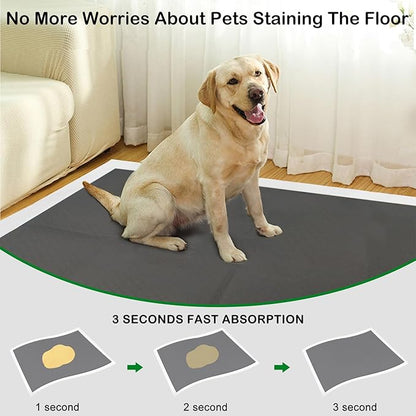 ELEGX Extra Large 48"x36" 40 Pcs Odor-Control Super Absorbency Charcoal Pee Pads for Dogs,Leak-Proof Pet Training Pee Pads,Thicken Disposable Potty Pads Puppy Training Pads for Cats Rabbits