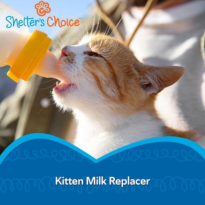 Revival Animal Health Shelter’s Choice Kitten Milk Replacer Powder, Complete and Balanced Milk Formula for Kittens and Adult Cats, Supports Healthy Growth and Digestion, 1 lb