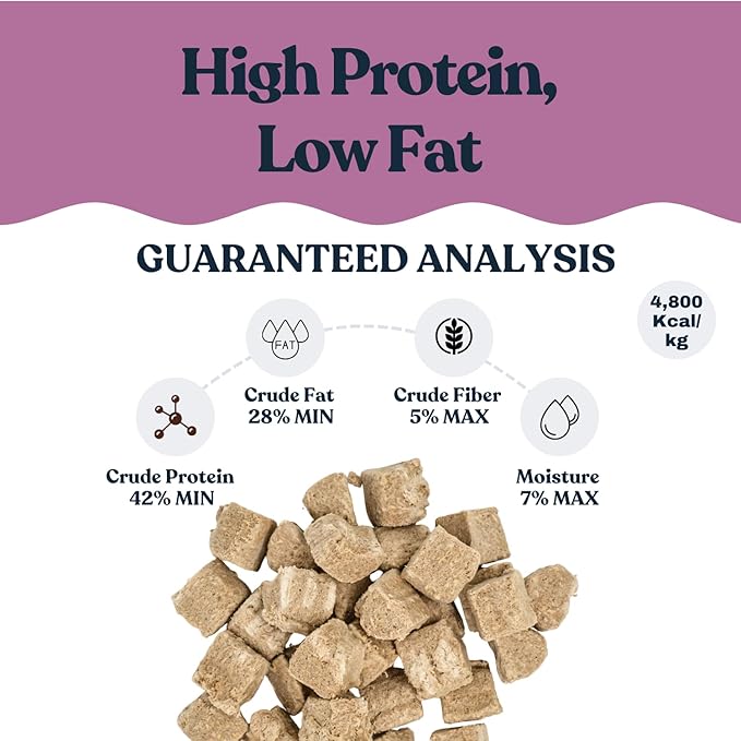 hotspot pets Freeze Dried Rabbit Treats for Dogs & Cats, USA Made - 1LB Bag 600+ Pcs, Single Ingredient Rabbit Bites - High Protein, Training Reward & Food Topper - Grain Free, Low Calorie Snack