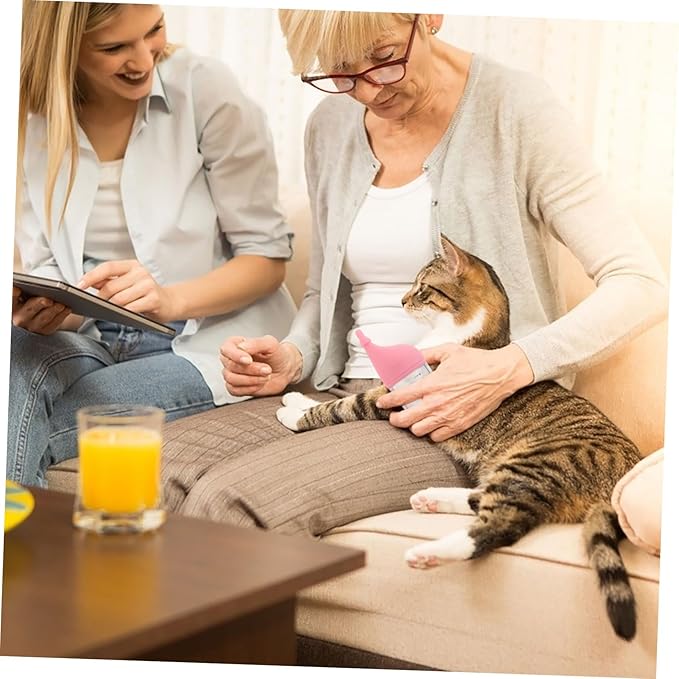 TOYANDONA Newborn Kitten Puppy Nursing Bottle Pet Feeder Soft Nipple Cat Milk Feeder Small Animal Bottle for Nursing