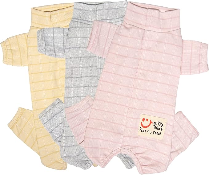 RSS Recovery Suit for Surgery - Abdominal Wounds Bandages, Full Coverage Dog Bodysuit for Female Dogs - Prevent Licking (RSS08-Fpink-S)