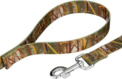 Country Brook Petz - Waterfowl Camo Martingale Dog Collar and Leash - Camouflage Collection Featuring Rugged Designs (1/2 Inch, 2XS)